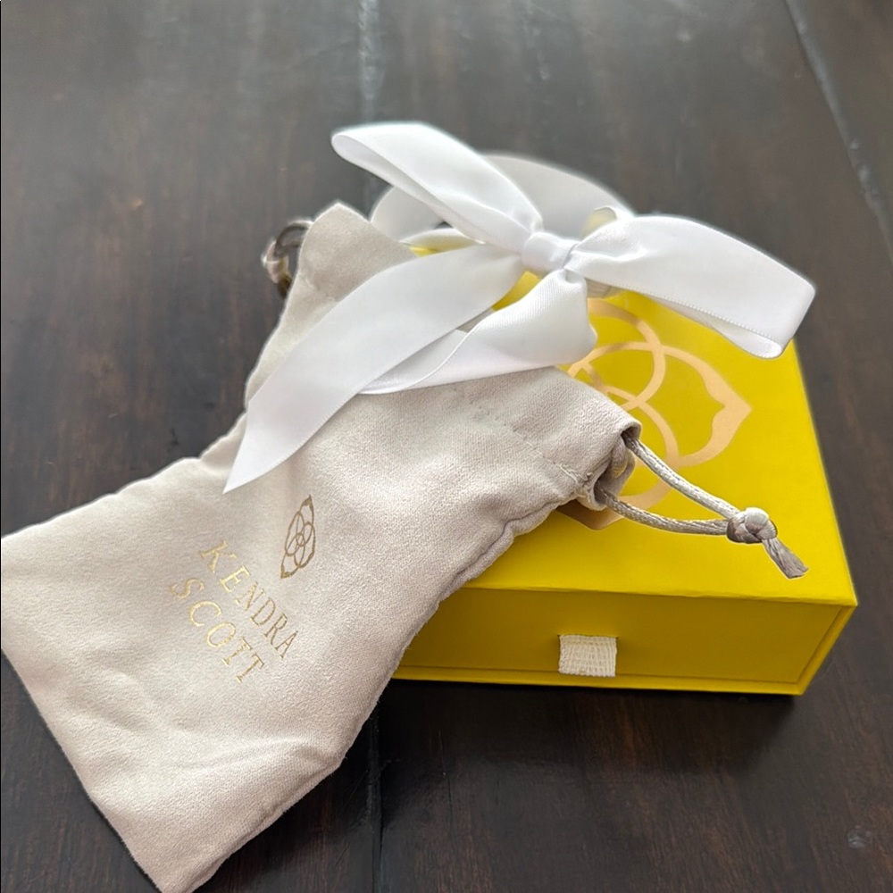 Kendra Scott Yellow Decorative Gift Box